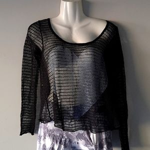 Top swimsuit cover up or mesh top